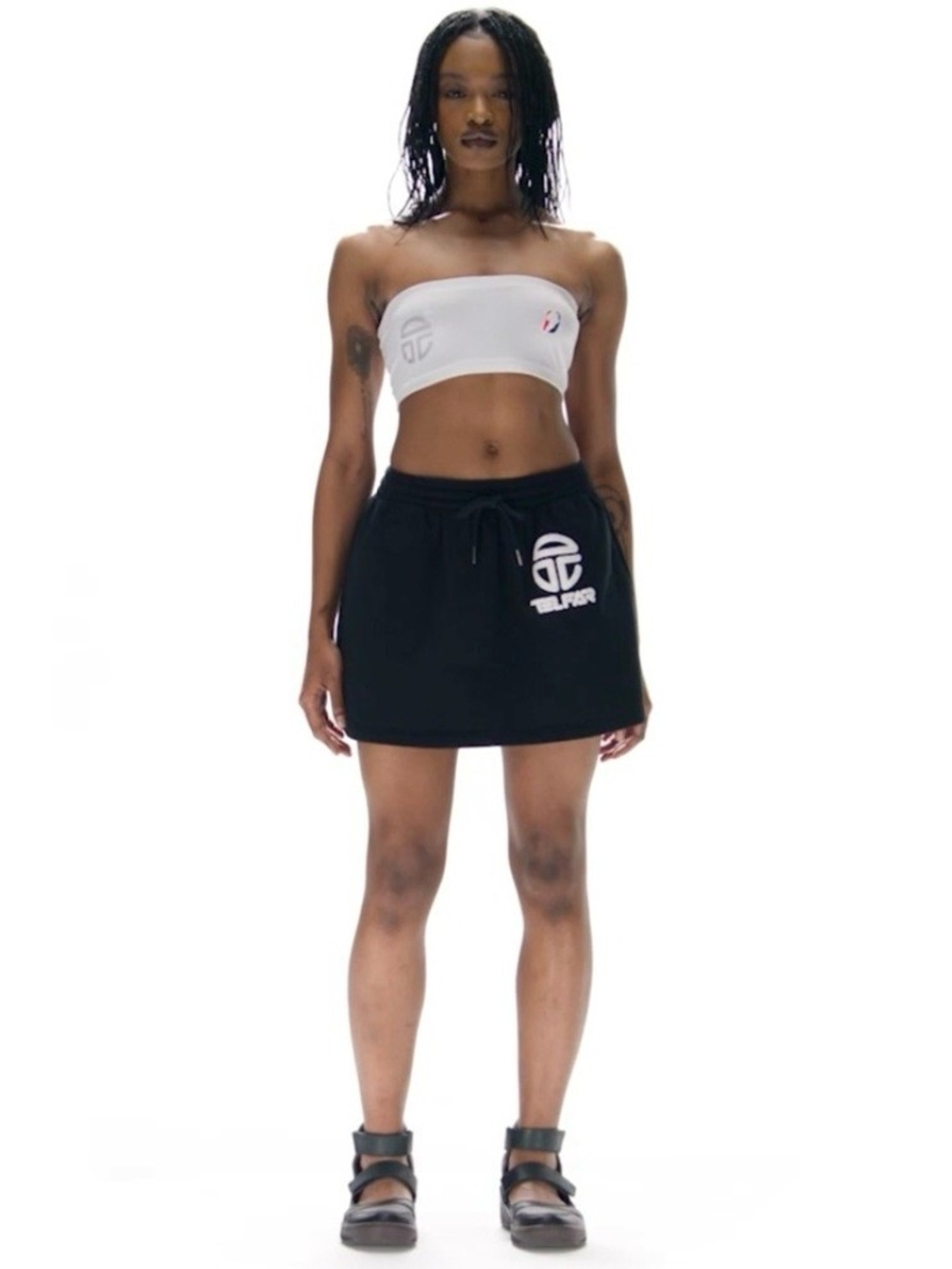 Telfar Sweatskirt and Cropped Sweatshirt M/L